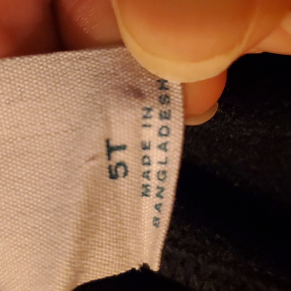 Circo Girls' Lined Sweatpants w/Pockets  Black / Gray - Sz. 5T - Picture 4 of 4